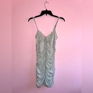 Floral Mini Mesh Dress